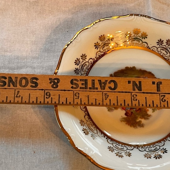 Vintage Gloria Romantic Scene Bavaria west Germany Plate - Picture 5 of 7